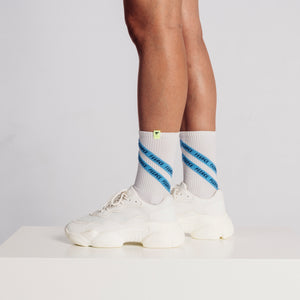 Diagonal Double Stripe - Recycled Unisex (F) Sock