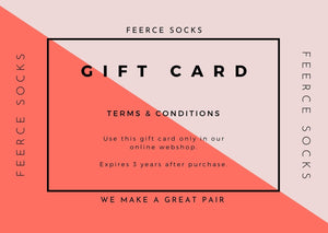 Feerce socks giftcard
